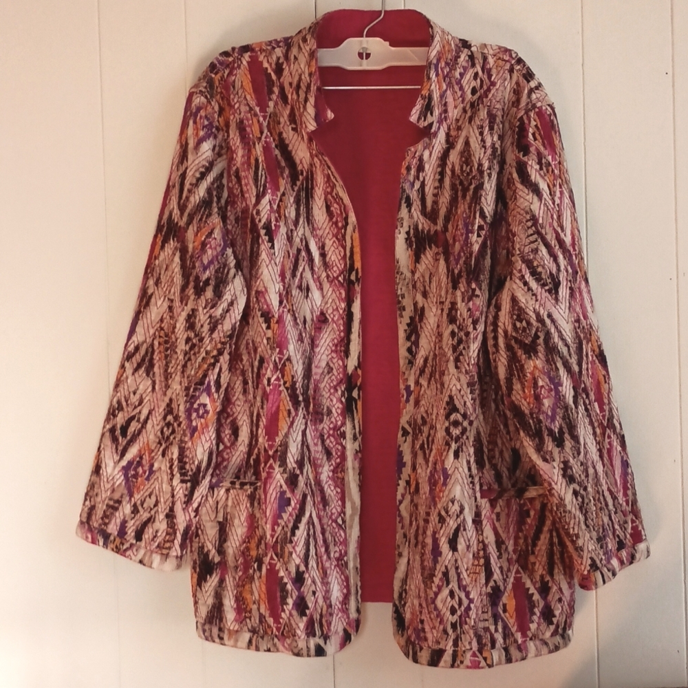 Chicos XL-16 Multi-colored Jacket
